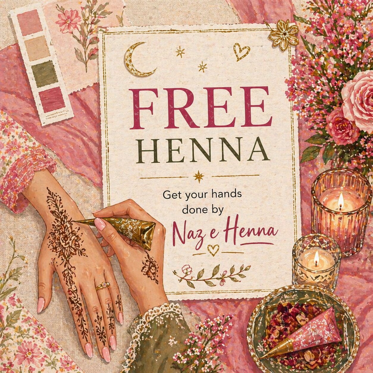 Free Henna by Naz e Henna