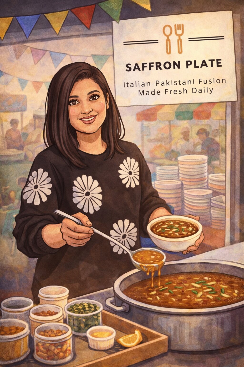 Saffron Plate